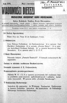 Wiadomości Diecezjalne Podlaskie R. 16 (1934) nr 5-6