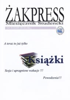 Żakpress : miesięcznik studencki R.3 (2005) nr 4 (XIX) maj