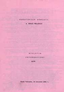 Biuletyn Informacyjny : Kuratorium Oświaty Biała Podlaska R. 2 (1993) nr 10