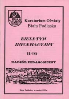 Biuletyn Informacyjny : Kuratorium Oświaty Biała Podlaska R. 4 (1995) nr 11