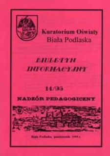 Biuletyn Informacyjny : Kuratorium Oświaty Biała Podlaska R. 4 (1995) nr 14
