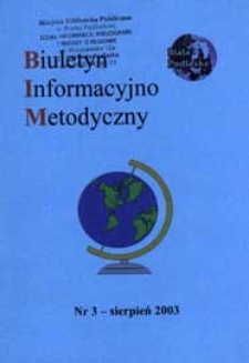 Biuletyn Informacyjno-Metodyczny R. 3 (2003) nr 3