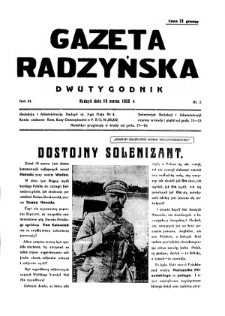 Gazeta Radzyńska R. 3 (1935) nr 5