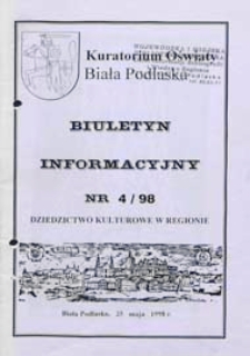 Biuletyn Informacyjny : Kuratorium Oświaty Biała Podlaska R. 7 (1998) nr 4