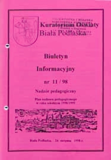 Biuletyn Informacyjny : Kuratorium Oświaty Biała Podlaska R. 7 (1998) nr 11