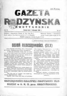 Gazeta Radzyńska R. 3 (1935) nr 21