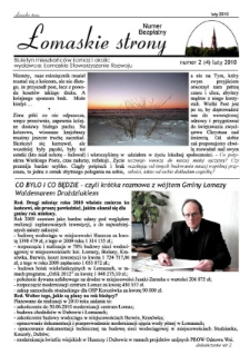 Łomaskie Strony : biuletyn mieszkańców Łomaz i okolic R. 2 (2010) nr 2 (4)