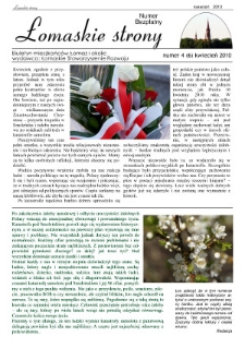 Łomaskie Strony : biuletyn mieszkańc&oacute;w Łomaz i okolic R. 2 (2010) nr 4 (6)
