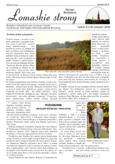 Łomaskie Strony : biuletyn mieszkańc&oacute;w Łomaz i okolic R. 2 (2010) nr 8 (10)
