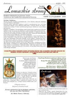 Łomaskie Strony : biuletyn mieszkańc&oacute;w Łomaz i okolic R. 2 (2010) nr 12 (14)
