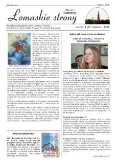 Łomaskie Strony : biuletyn mieszkańc&oacute;w Łomaz i okolic R. 3 (2011) nr 3 (17)