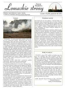 Łomaskie Strony : biuletyn mieszkańc&oacute;w Łomaz i okolic R. 3 (2011) nr 10 (24)