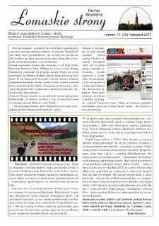 Łomaskie Strony : biuletyn mieszkańc&oacute;w Łomaz i okolic R. 3 (2011) nr (25)