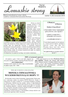 Łomaskie Strony : biuletyn mieszkańców Łomaz i okolic R. 4 (2012) nr 4 (30)