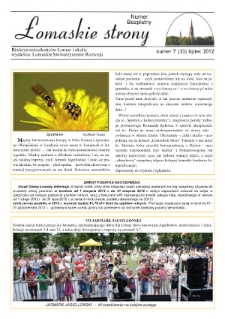 Łomaskie Strony : biuletyn mieszkańców Łomaz i okolic R. 4 (2012) nr 7 (33)