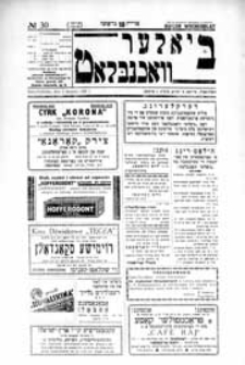 Bialer Wochenblat : organ fur der cjonistyszer organizacje in Bialer Podlaska R. 2 (1935) nr 30
