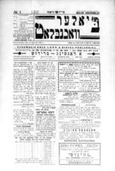 Bialer Wochenblat : organ fur der cjonistyszer organizacje in Bialer Podlaska R. 3 (1936) nr 4