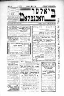Bialer Wochenblat : organ fur der cjonistyszer organizacje in Bialer Podlaska R. 3 (1936) nr 6