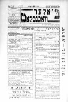 Bialer Wochenblat : organ fur der cjonistyszer organizacje in Bialer Podlaska R. 3 (1936) nr 22