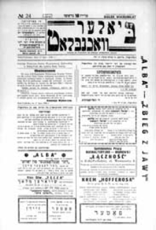Bialer Wochenblat : organ fur der cjonistyszer organizacje in Bialer Podlaska R. 3 (1936)