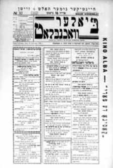 Bialer Wochenblat : organ fur der cjonistyszer organizacje in Bialer Podlaska R. 3 (1936) nr 32