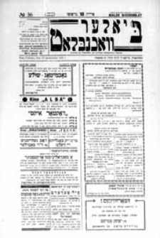 Bialer Wochenblat : organ fur der cjonistyszer organizacje in Bialer Podlaska R. 3 (1936) nr 36
