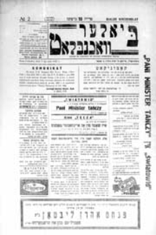 Bialer Wochenblat : organ fur der cjonistyszer organizacje in Bialer Podlaska R. 4 (1937) nr 2