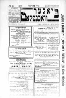 Bialer Wochenblat : organ fur der cjonistyszer organizacje in Bialer Podlaska R. 4 (1937) nr 15