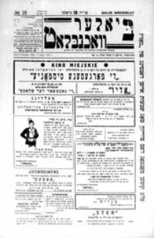 Bialer Wochenblat : organ fur der cjonistyszer organizacje in Bialer Podlaska R. 4 (1937) nr 18