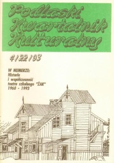 Podlaski Kwartalnik Kulturalny R. 6 (1993) nr 4