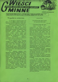 Wieści Gminne : biuletyn Urzedu Gminy w Białej Podlaskiej R. 1 (1995) nr 7