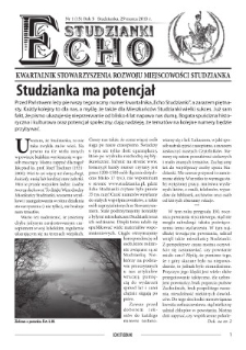 Echo Studzianki : kwartalnik Stowarzyszenia Rozwoju Miejscowości Studzianka R. 5 (2013) nr 1 (15)