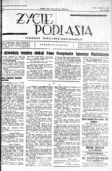 Życie Podlasia: pismo społeczno-gospodarcze R. 2 (1935) nr 22 (57)