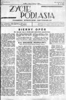 Życie Podlasia: pismo społeczno-gospodarcze R. 3 (1936) nr 6 (93)