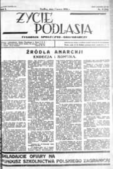 Życie Podlasia: pismo społeczno-gospodarcze R. 3 (1936) nr 9 (96)