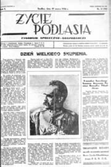 Życie Podlasia: pismo społeczno-gospodarcze R. 3 (1936) nr 11 (98)