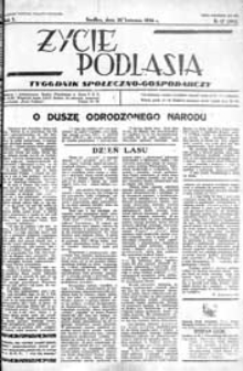 Życie Podlasia: pismo społeczno-gospodarcze R. 3 (1936) nr 17 (104)