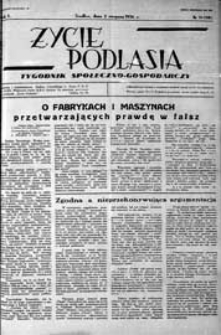 Życie Podlasia: pismo społeczno-gospodarcze R. 3 (1936) nr 31 (118)
