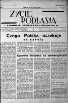 Życie Podlasia: pismo społeczno-gospodarcze R. 3 (1936) nr 36 (123)