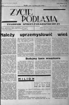 Życie Podlasia: pismo społeczno-gospodarcze R. 3 (1936) nr 40 (127)