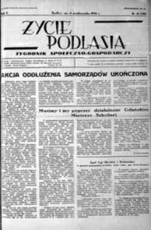Życie Podlasia: pismo społeczno-gospodarcze R. 3 (1936) nr 41 (128)