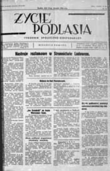 Życie Podlasia: pismo społeczno-gospodarcze R. 1 (1934) nr 20