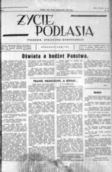 Życie Podlasia: pismo społeczno-gospodarcze R. 1 (1934) nr 26