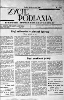 Życie Podlasia: pismo społeczno-gospodarcze R. 5 (1938) nr 1 (193)