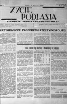 Życie Podlasia: pismo społeczno-gospodarcze R. 5 (1938) nr 13 (205)
