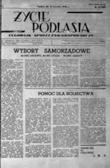 Życie Podlasia: pismo społeczno-gospodarcze R. 5 (1938) nr 27 (219)