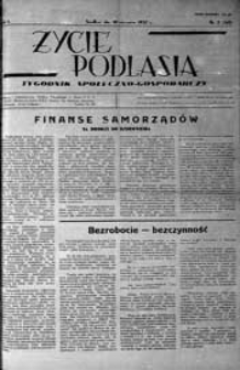 Życie Podlasia: pismo społeczno-gospodarcze R. 4 (1937) nr 2 (141)