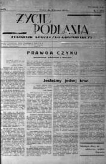 Życie Podlasia: pismo społeczno-gospodarcze R. 4 (1937) nr 4 (143)
