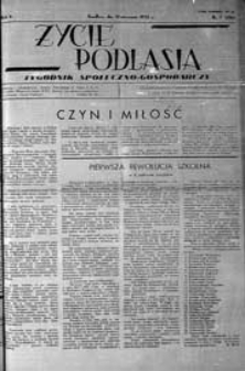 Życie Podlasia: pismo społeczno-gospodarcze R. 4 (1937) nr 5 (144)