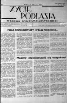 Życie Podlasia: pismo społeczno-gospodarcze R. 4 (1937) nr 14 (153)